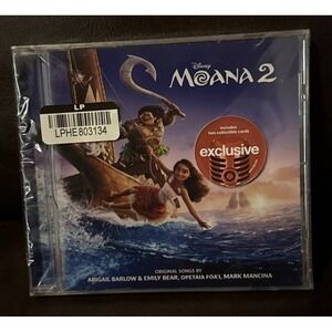 NEW Various Artists -‎ Moana 2 (Target Exclusive, CD) 2 collectible cards incl